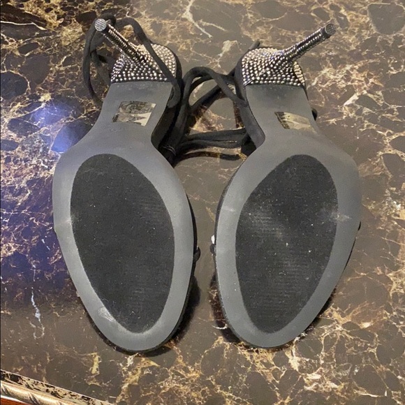 Lace up rhinestone heel 7.5 NIB - Picture 7 of 7